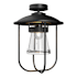Hubbardton Forge Erlenmeyer 12" Wide Semi-Flush Outdoor Ceiling Fixture Coastal Black