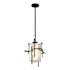 Hubbardton Forge Tura 11" Wide Outdoor Pendant Coastal Black