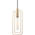 Hudson Valley Lighting Masonville Single Light 6" Wide Mini Pendant Aged Brass