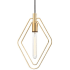 Hudson Valley Lighting Masonville Single Light 10" Wide Mini Pendant Aged Brass