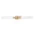 Hudson Valley Lighting Oakfield - 2 Light Bath Bar Aged Brass