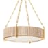Hudson Valley Lighting Quebec 4 Light 22" Wide Drum Chandelier Gold Leaf