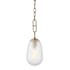 Hudson Valley Lighting Bruckner Single Light 6" Wide Mini Pendant Aged Brass