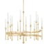 Hudson Valley Lighting Hathaway 12 Light 32" Wide Taper Candle Style Chandelier Vintage Gold Leaf