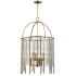 Hudson Valley Lighting Lewis 6 Light 21" Wide Crystal Chandelier Aged Brass