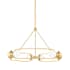 Hudson Valley Lighting Hartford 31" Wide 2700K LED Ring Chandelier Aged Brass