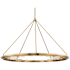 Hudson Valley Lighting Chambers 15 Light 58" Wide Ring Chandelier Aged Brass