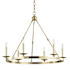 Hudson Valley Lighting Allendale 6 Light 36" Wide Taper Candle Chandelier Aged Brass