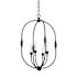 Hudson Valley Lighting Baltic 4 Light 21" Wide Pendant Aged Iron