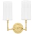 Hudson Valley Lighting Dillon 2 Light 14" Tall Wall Sconce Aged Brass