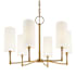 Hudson Valley Lighting Dillon 6 Light 25" Wide Chandelier Aged Brass