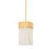 Hudson Valley Lighting Times Square 6" Wide Mini Pendant Aged Brass