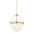 Hudson Valley Lighting Donnell 13" Wide Pendant Aged Brass