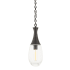 Hudson Valley Lighting Southold 6" Wide Mini Pendant Black Brass