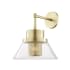 Hudson Valley Lighting Paoli Single Light 15" Tall Wall Sconce Aged Brass