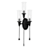 Hudson Valley Lighting Chisel 3 Light 28" Tall Wall Sconce Black Iron