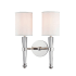 Hudson Valley Lighting Volta 2 Light 15" Tall Wall Sconce Polished Nickel