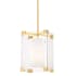 Hudson Valley Lighting Achilles Single Light 13" Wide Pendant Aged Brass