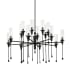 Hudson Valley Lighting Chisel 16 Light 41" Wide Taper Candle Chandelier Black Iron