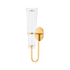 Hudson Valley Lighting Vancouver 20" Tall Wall Sconce Aged Brass