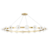 Hudson Valley Lighting Austen 18 Light 58" Wide Ring Chandelier Aged Brass