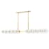 Hudson Valley Lighting Austen 20 Light 60" Wide LED Linear Chandelier Aged Brass