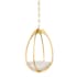 Hudson Valley Lighting Lloyd 14" Wide LED Pendant Aged Brass