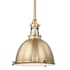 Hudson Valley Lighting Massena Single Light 20" Wide Pendant Aged Brass