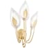 Hudson Valley Lighting Blossom 3 Light 27" Tall Wall Sconce Gold Leaf