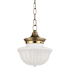 Hudson Valley Lighting Dutchess Single Light 9" Wide Mini Pendant Aged Brass
