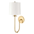 Hudson Valley Lighting Jericho Single Light 21" Tall Wall Sconce Aged Brass