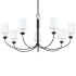 Hudson Valley Lighting Montpelier 7 Light 48" Wide Chandelier Aged Iron