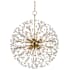 Hudson Valley Lighting Dunkirk 8 Light 20" Wide Crystal Globe Chandelier Aged Brass