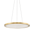 Hudson Valley Lighting Eastport 24" Wide LED Pendant Aged Brass