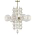 Hudson Valley Lighting Calypso 8 Light 34" Wide Chandelier Aged Brass