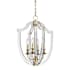 Hudson Valley Lighting Arietta 4 Light 17" Wide Taper Candle Pendant Aged Brass