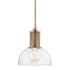Hudson Valley Lighting Halcyon Single Light 14" Wide Pendant Aged Brass