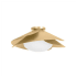 Hudson Valley Lighting Brookhaven 15" Wide Flush Mount Ceiling Fixture Vintage Gold Leaf