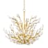 Hudson Valley Lighting Tulip 9 Light 28" Wide Crystal Chandelier Gold Leaf