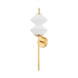 Hudson Valley Lighting Barrow 31" Tall LED Wall Sconce Aged Brass