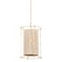 Hudson Valley Lighting Jones Point 20" Wide Pendant with Abaca Rope Shade Vintage Gold Leaf