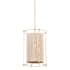 Hudson Valley Lighting Jones Point 20" Wide Pendant with Abaca Rope Shade Vintage Gold Leaf