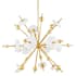 Hudson Valley Lighting Maynard 45" Wide LED Sputnik Chandelier Aged Brass