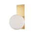 Hudson Valley Lighting Hinsdale Single Light 13" Tall Wall Sconce Aged Brass
