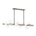 Hudson Valley Lighting Mini Hinsdale 12 Light 45" Wide LED Linear Chandelier Aged Brass