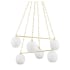 Hudson Valley Lighting Asbury Park 6 Light 38" Wide Chandelier Aged Brass