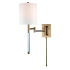 Hudson Valley Lighting Englewood Single Light 20" Tall Wall Sconce Aged Brass