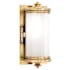 Hudson Valley Lighting Bristol Single Light 11" Tall Bathroom Sconce Aged Brass