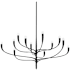 Hudson Valley Lighting Martini Single Light 13" Wide Pendant Gold Leaf / Black