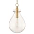 Hudson Valley Lighting Ivy Single Light 13" Wide LED Pendant Aged Brass